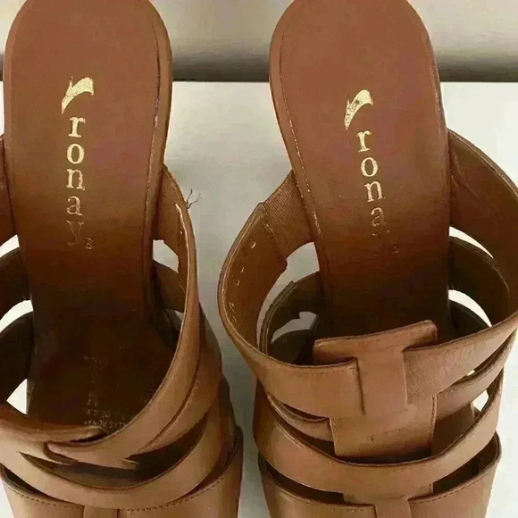 Ronay Brown Sandal Heels - Picture 4 of 10